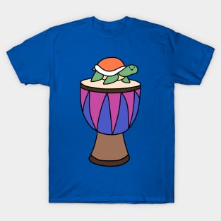 Little Turtle and Djembe T-Shirt